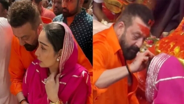 মান্যতাকে সিঁদুর পরিয়ে আলোচনায় সঞ্জয় দত্ত